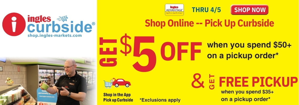 Shop Online. Pick Up Curbside. Get %5 off when you spend $50 plus on a pickup order and get free pickup when you spend $35 or more on a pickup order. Exclusions apply. Through April 5, 2026