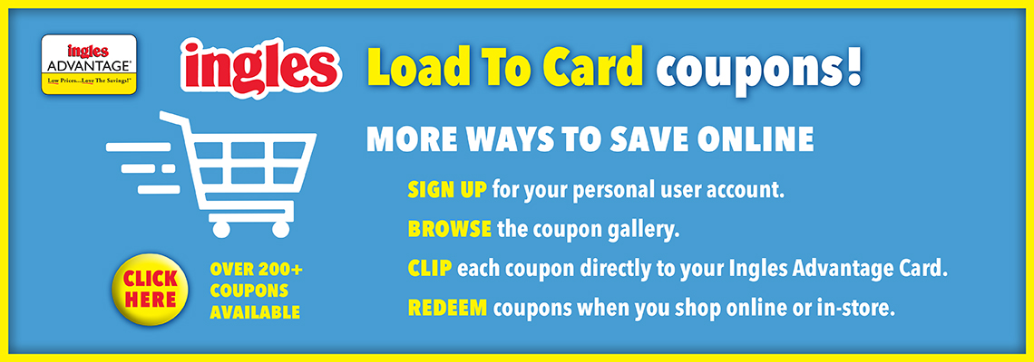 New! Load to Card coupons! It