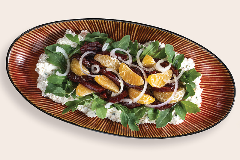 Roasted Beet, Ricotta and Orange Salad