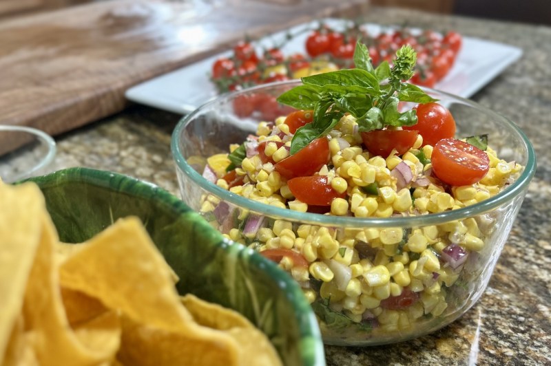 Abby J's Summer Corn &amp; Cherry Tomato Salsa