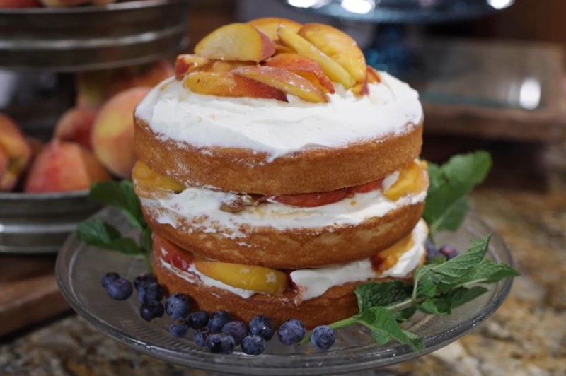 Abby J - Peaches and Cream Layered Cake