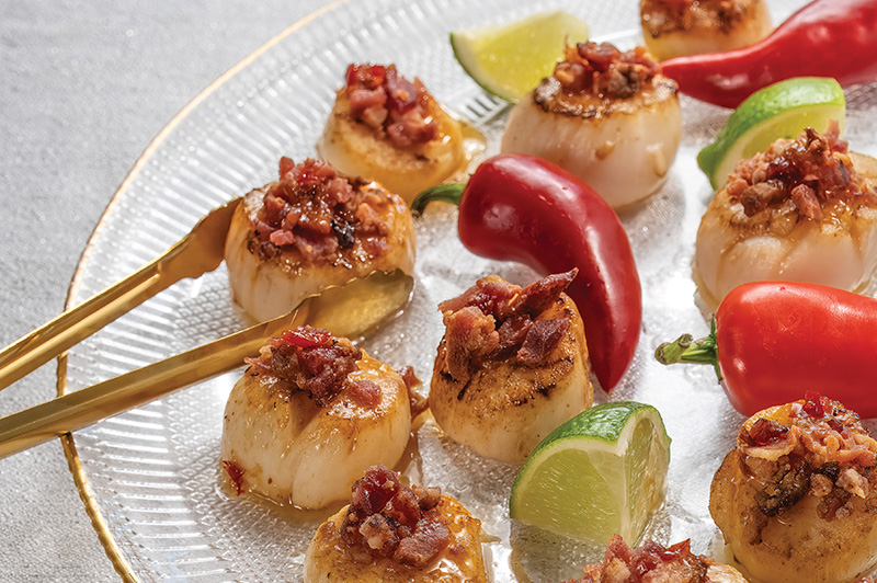 Pan Seared Scallops with Ponzu Sauce