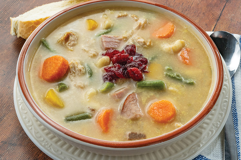Leftover Turkey Dinner Soup