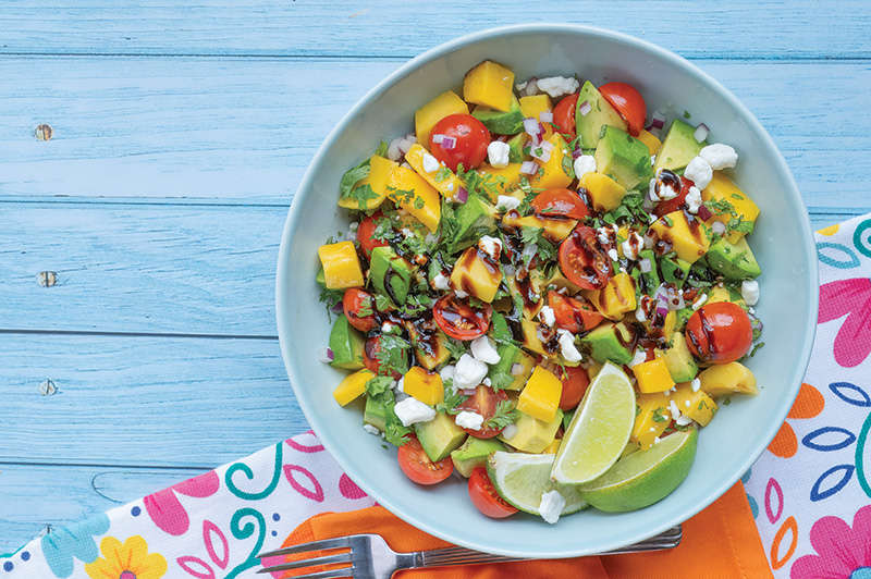 Avocado Mango Salad 